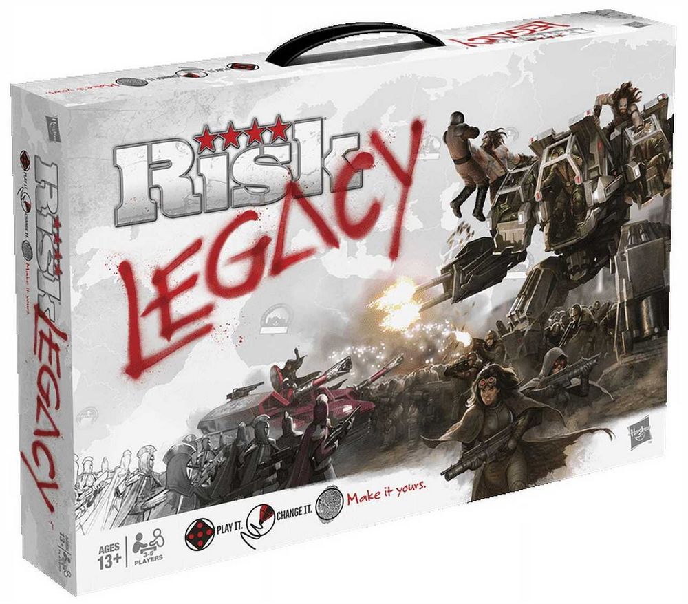 Experience Epic Battles with Risk Legacy, an Interactive Legacy Game