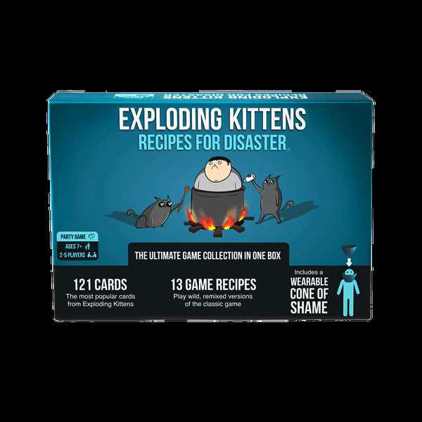 Exploding Kittens Cone of Shame: A Fun Party Game for Cat Lovers