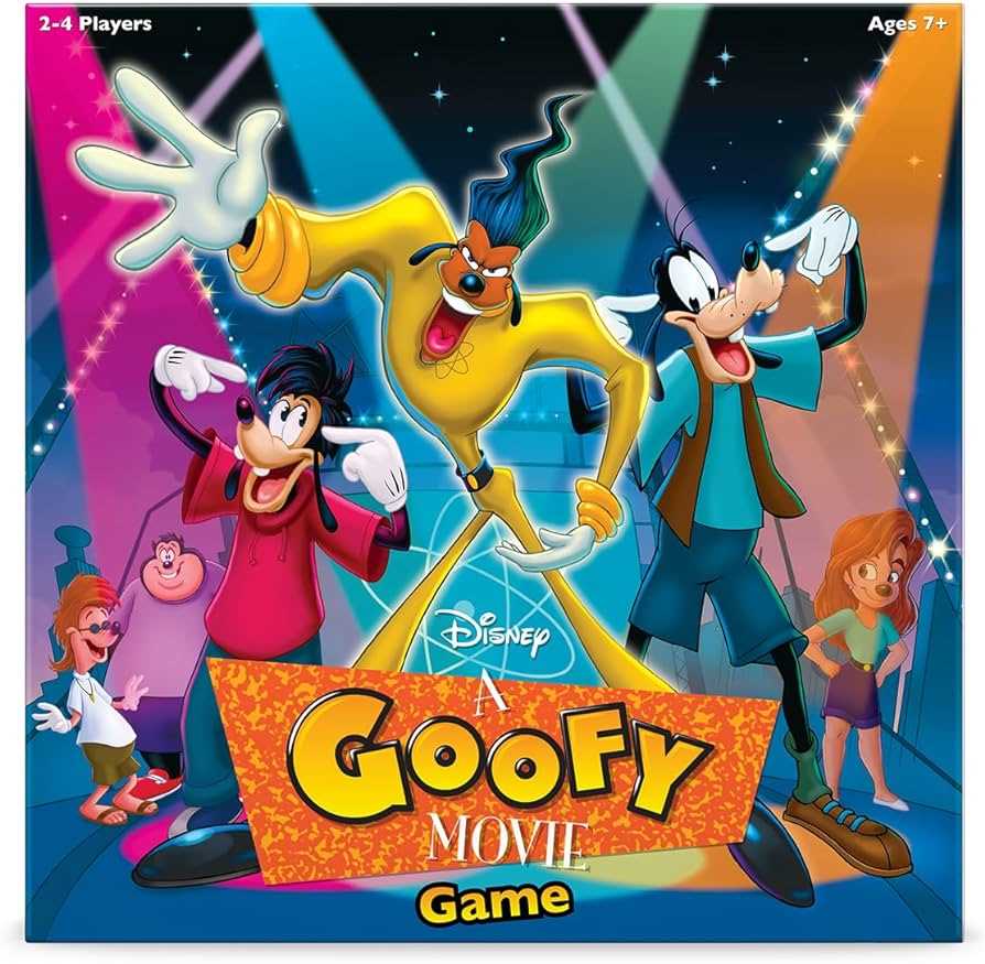 Goofy Movie Board Game A Fun Disney Entertainment for All Ages