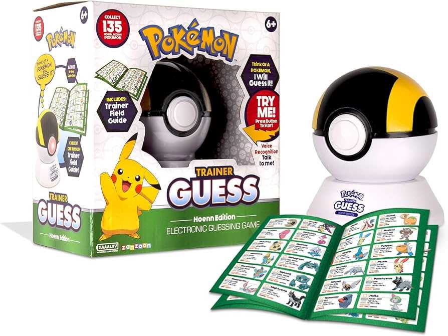 Guess That Pokemon Board Game: A Fun and Interactive Toy for Pokemon Fans