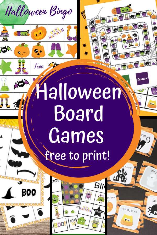 Halloween Board Game Printable: Fun and Spooky Activities for the Whole Family