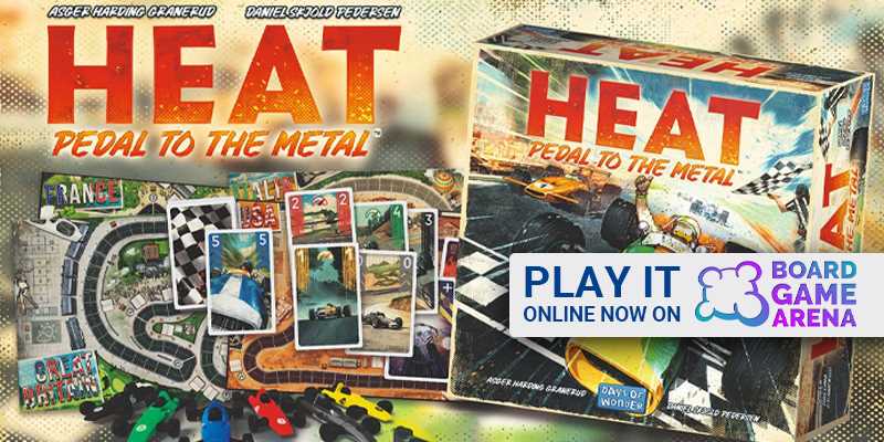 Heat Pedal to the Metal Board Game Release Date - Get Ready for the Ultimate Racing Experience!