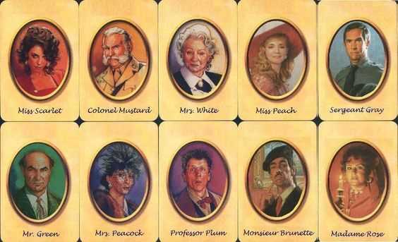 Meet the Memorable Characters from the Board Game Clue Meet the Memorable Characters from the Board Game Clue