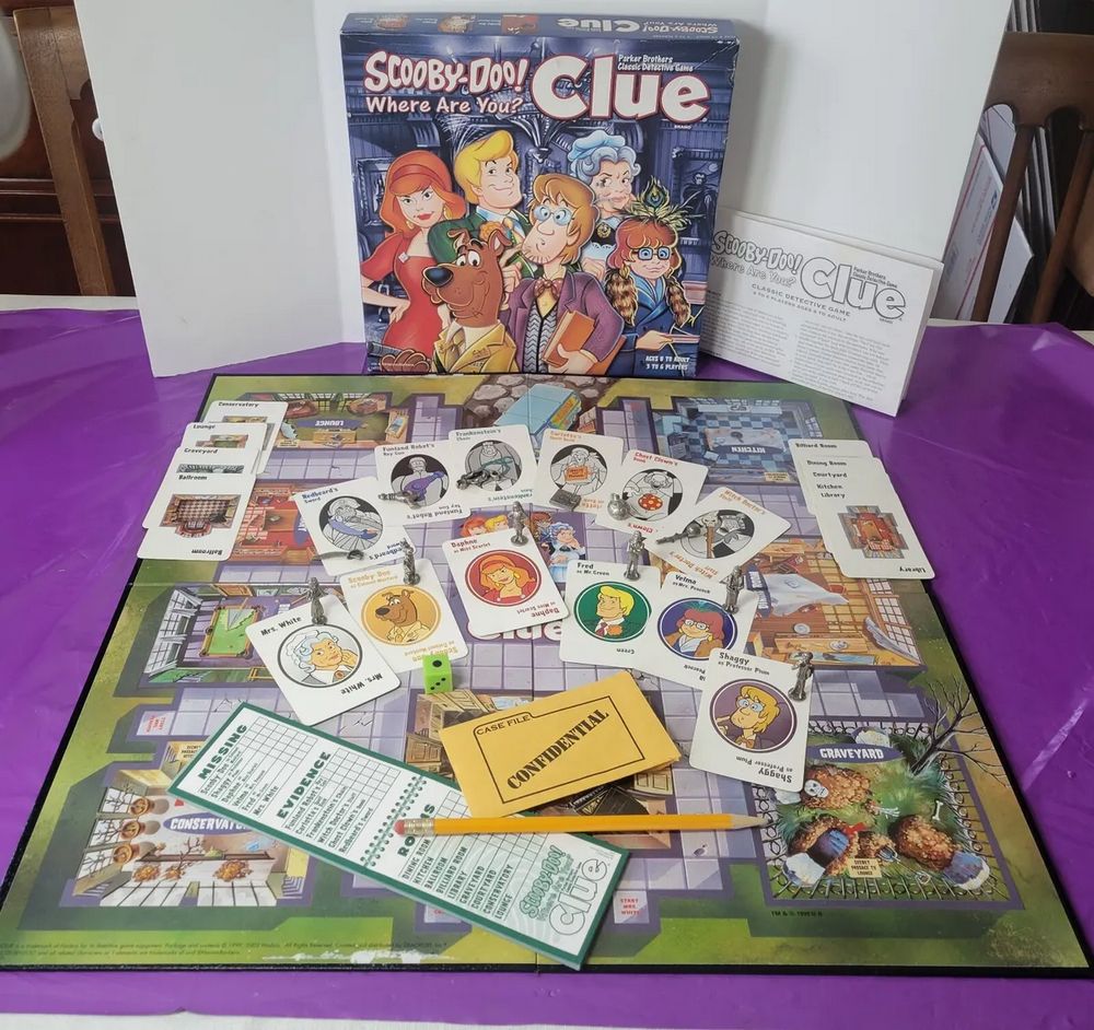 Scooby Doo Clue Board Game: A Fun Mystery Detective Game