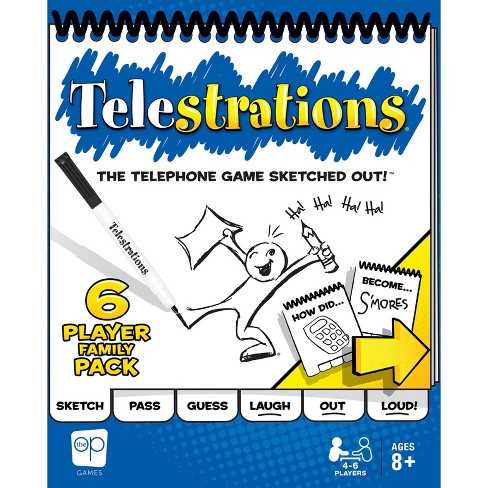 Telestrations After Dark: A Fun and Hilarious Adult Drawing Game for Game Night