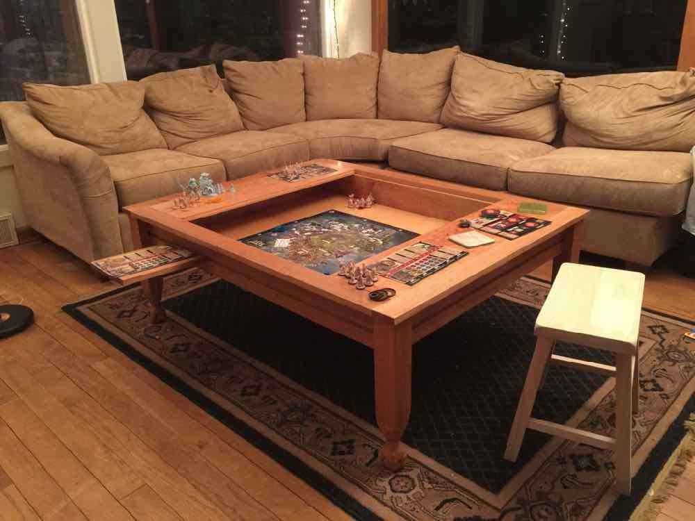 Upgrade Your Leisure Space with a Cozy and Fun Board Game Coffee Table