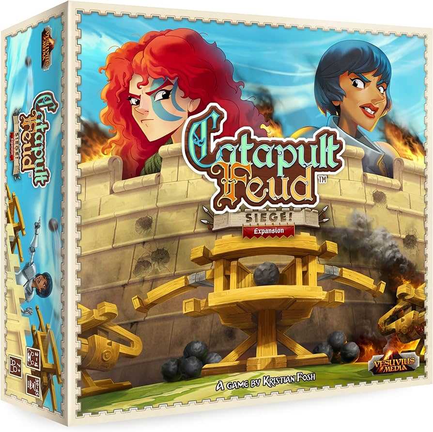 Board Game with Catapults: A Strategic Game of Shooting and Launching
