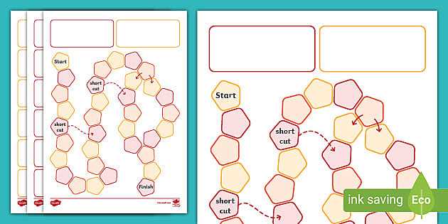 Editable Board Game Template: Create an Interactive and Customizable Game