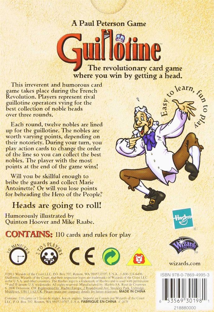Guillotine Board Game: A Fun French-themed Strategy Game