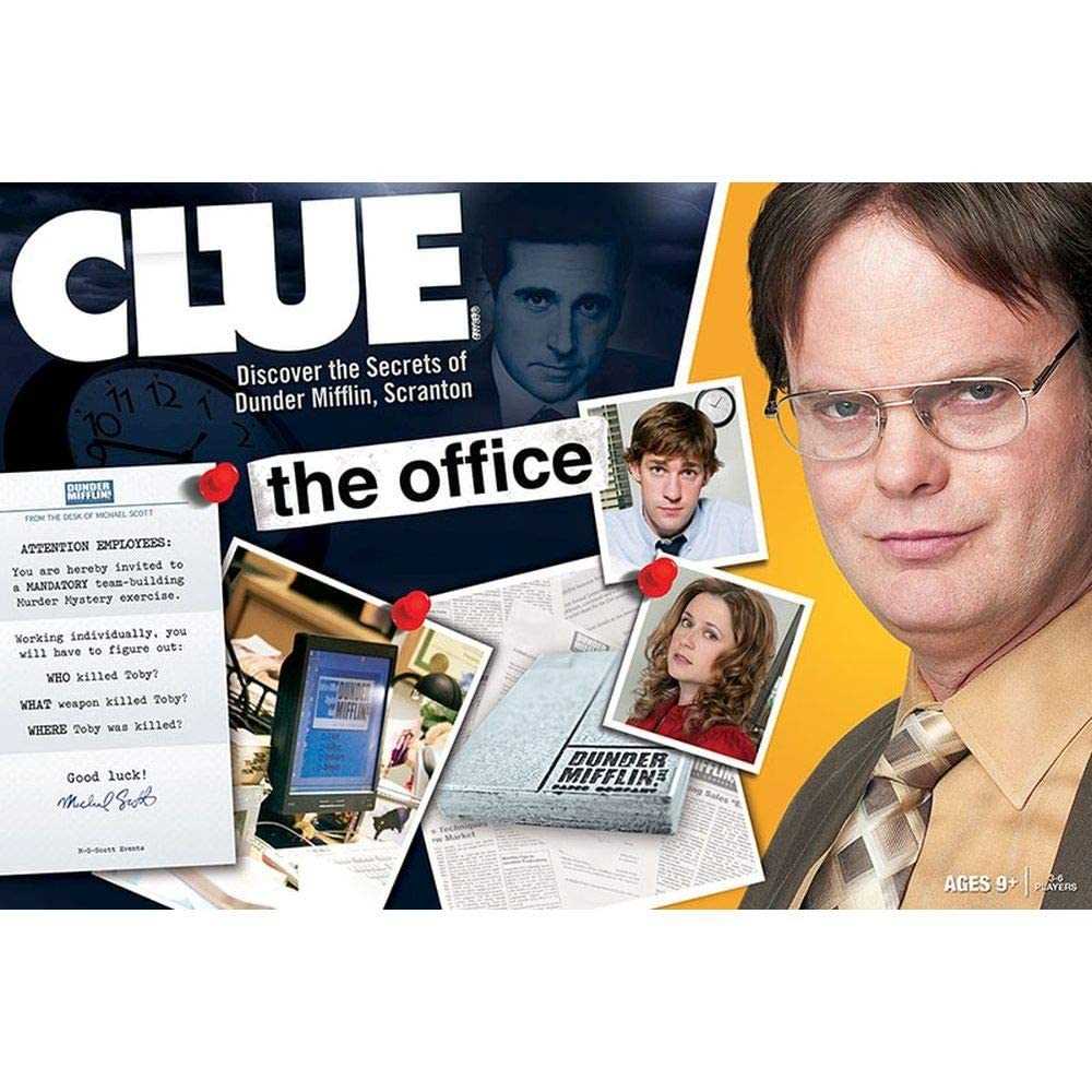 Clue The Office Board Game - Solve the Mystery with Your Favorite Office Characters