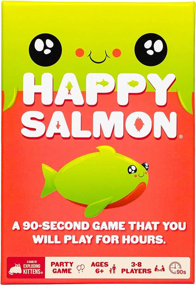 Discover the Excitement of North Star Games Happy Salmon - A Thrilling and Energetic Family Card Game