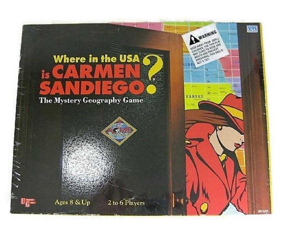 Discover the Mystery of "Where in the USA is Carmen Sandiego" Board Game