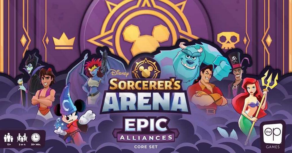 Disney Sorcerer's Arena Board Game: A Magical Battle on the Tabletop