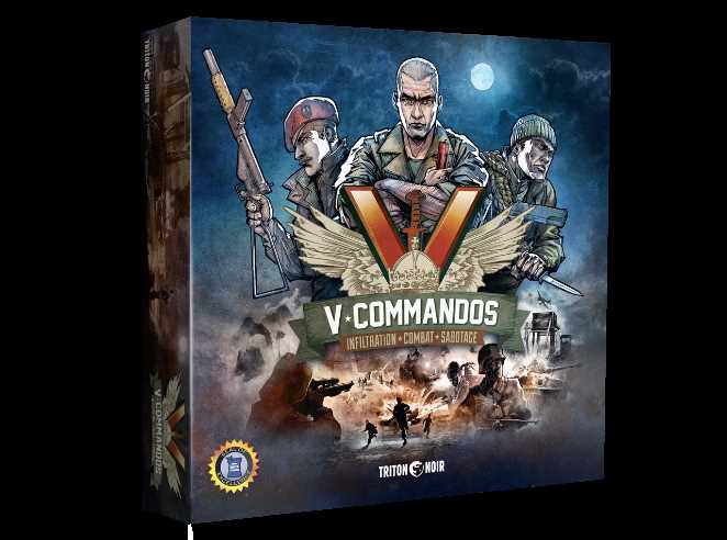 V Commandos Board Game: A Tactical Cooperative Strategy Game