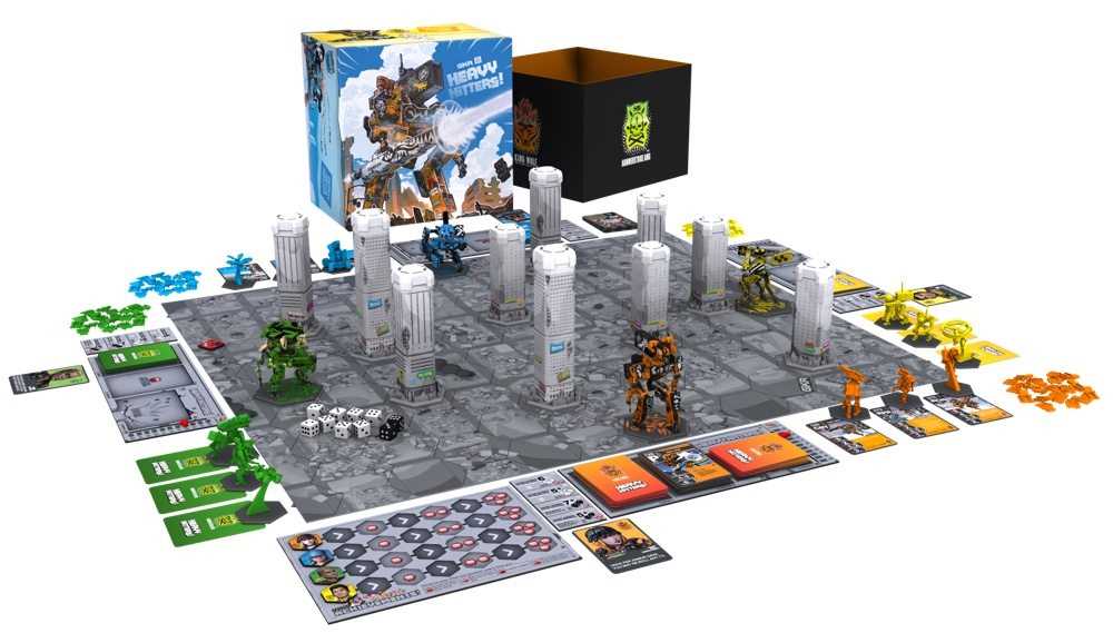 Experience Competitive Fun with GKR Heavy Hitters: A Sci-Fi Robot Battle Board Game