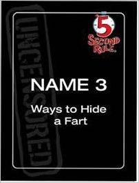 How to play 5 Second Rule Uncensored Official Rules UltraFoodMess