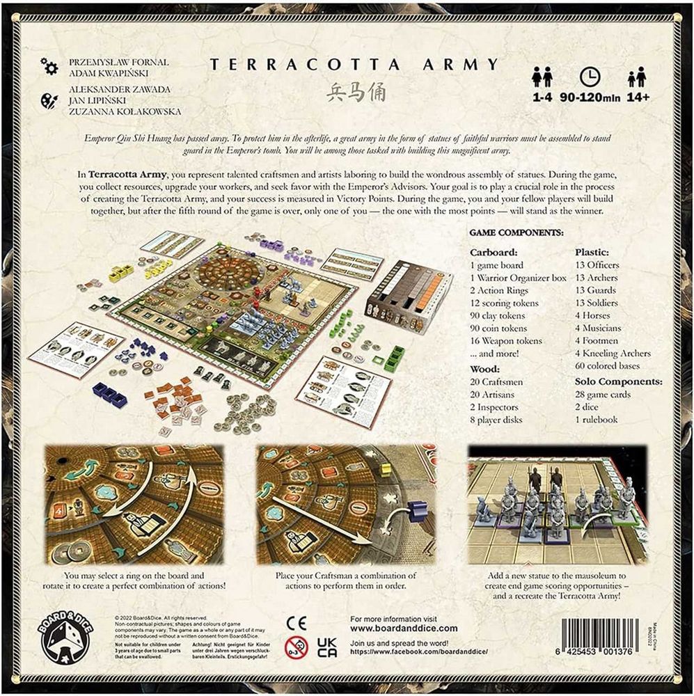 Terracotta Army Board Game: A Strategic and Historical Chinese Entertainment