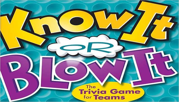 How to play Know It or Blow It Official Rules UltraFoodMess