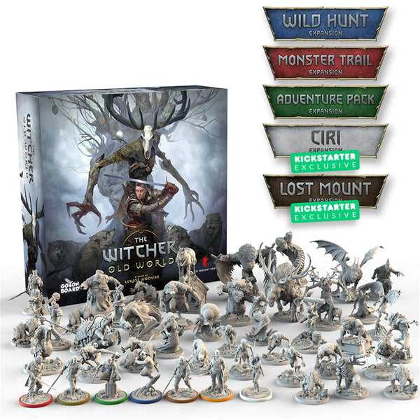 The Witcher Old World Board Game - Embark on a Fantasy Adventure in a Richly Detailed World