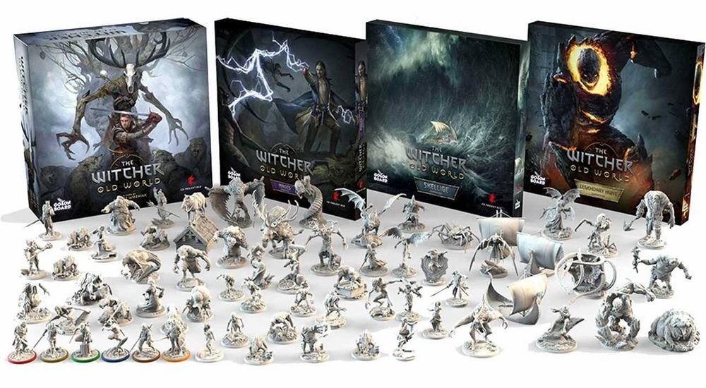 The Witcher Old World Board Game - Embark on a Fantasy Adventure in a Richly Detailed World