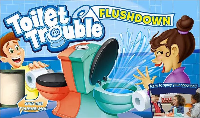 How to play Toilet Trouble Flushdown Official Game Rules UltraFoodMess